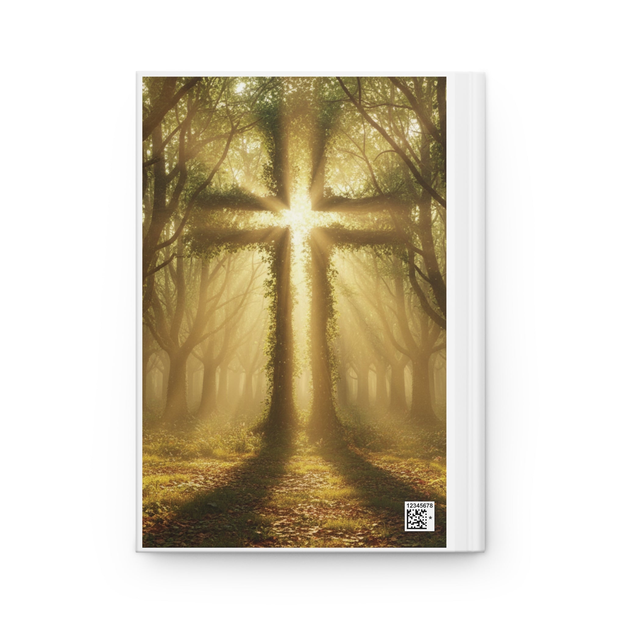 Hardcover Journal — "Cast All Your Anxiety on Him" Christian Prayer Notebook (1 Peter 5:7)