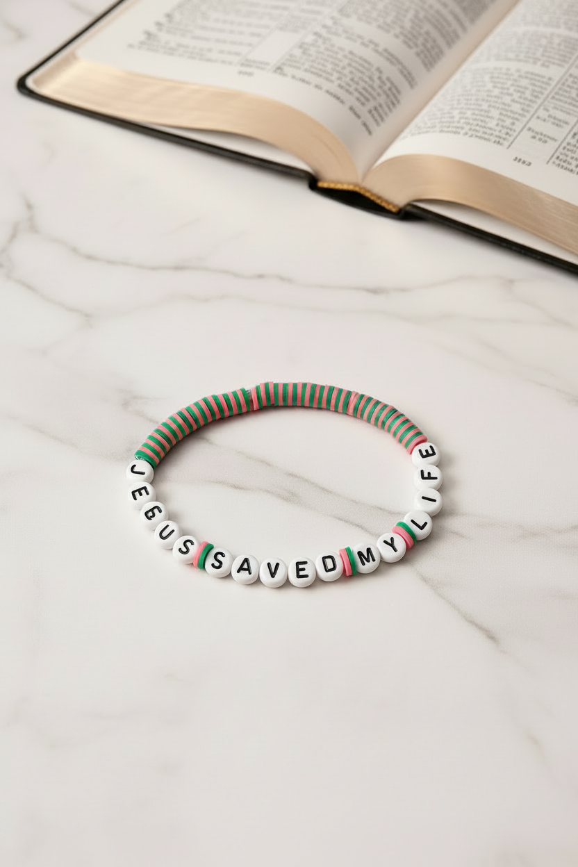 ✨ Custom Design Bracelet | Personalized Christian Bracelet | Handmade Faith Jewelry Gift