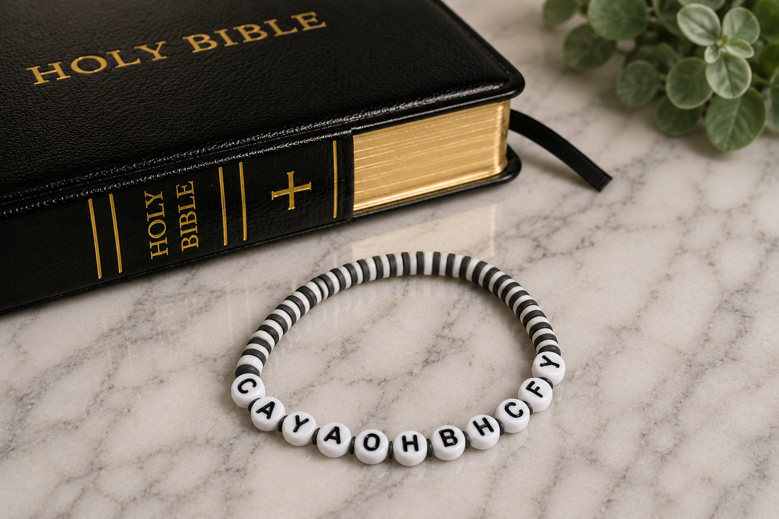 ✨ 1 Peter 5:7 Bracelet | Cast All Your Anxiety on Him Christian Bracelet | Faith Over Fear Jewelry
