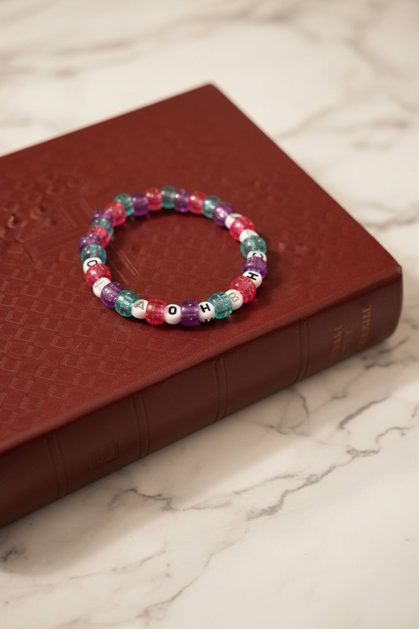 ✨ 1 Peter 5:7 Bracelet | Cast All Your Anxiety on Him Christian Bracelet | Faith Over Fear Jewelry