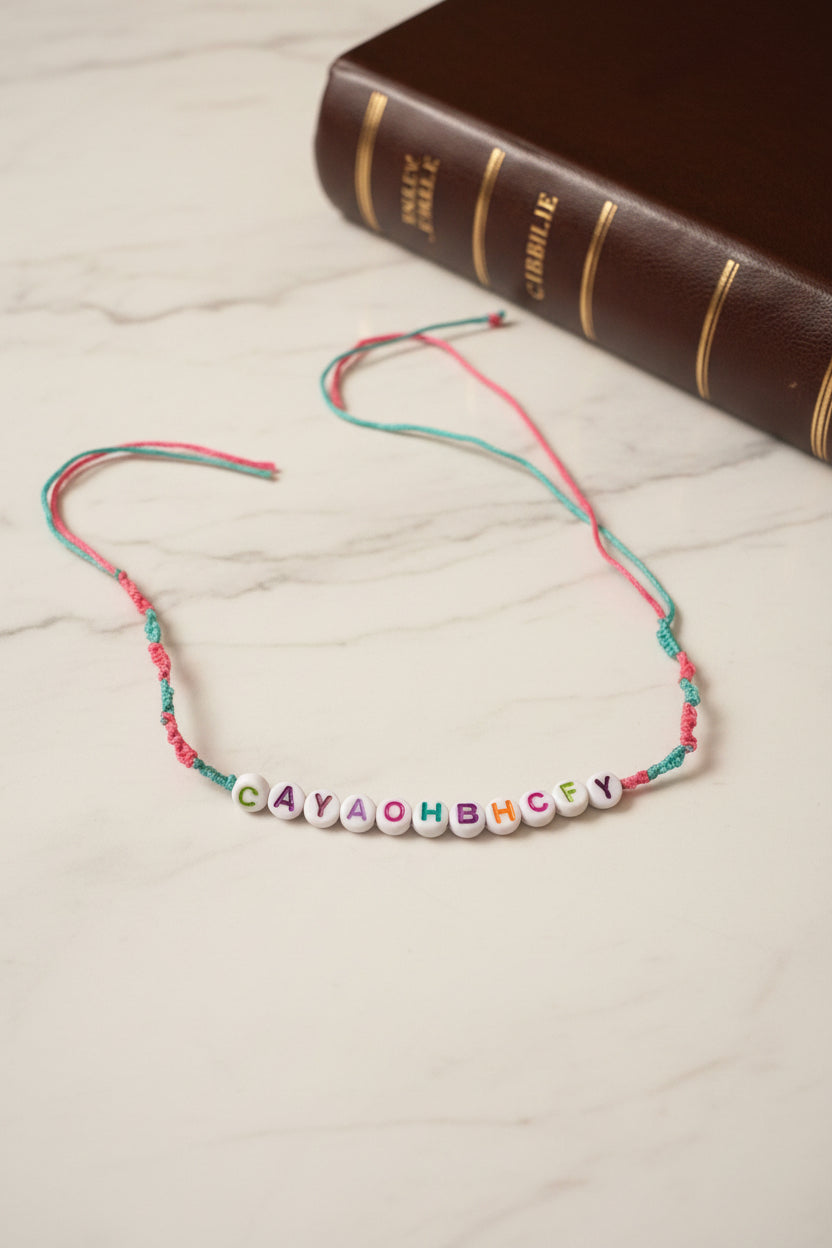 ✨ 1 Peter 5:7 Bracelet | Cast All Your Anxiety on Him Christian Bracelet | Faith Over Fear Jewelry