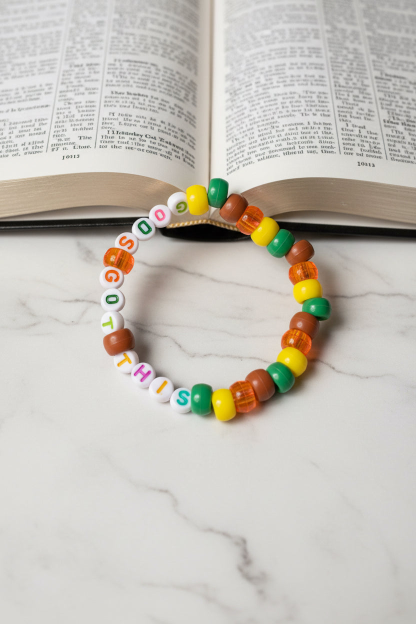✨ Custom Design Bracelet | Personalized Christian Bracelet | Handmade Faith Jewelry Gift
