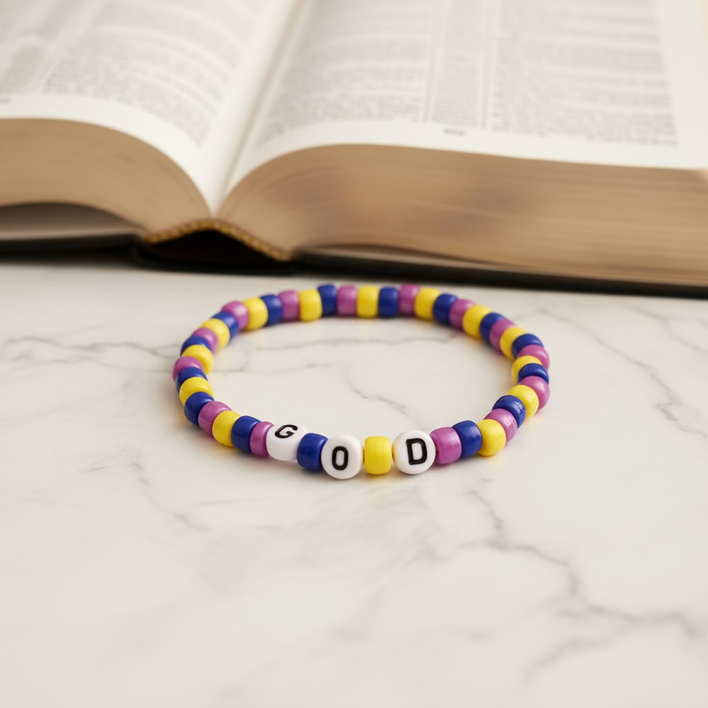 ✨ 1 John 4:15 Bracelet | Jesus Is the Son of God Christian Bracelet | Faith Declaration Jewelry