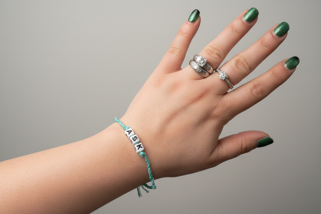 ✨ Matthew 7:7 Bracelet | Ask Seek Knock Scripture Bracelet | Christian Encouragement Jewelry