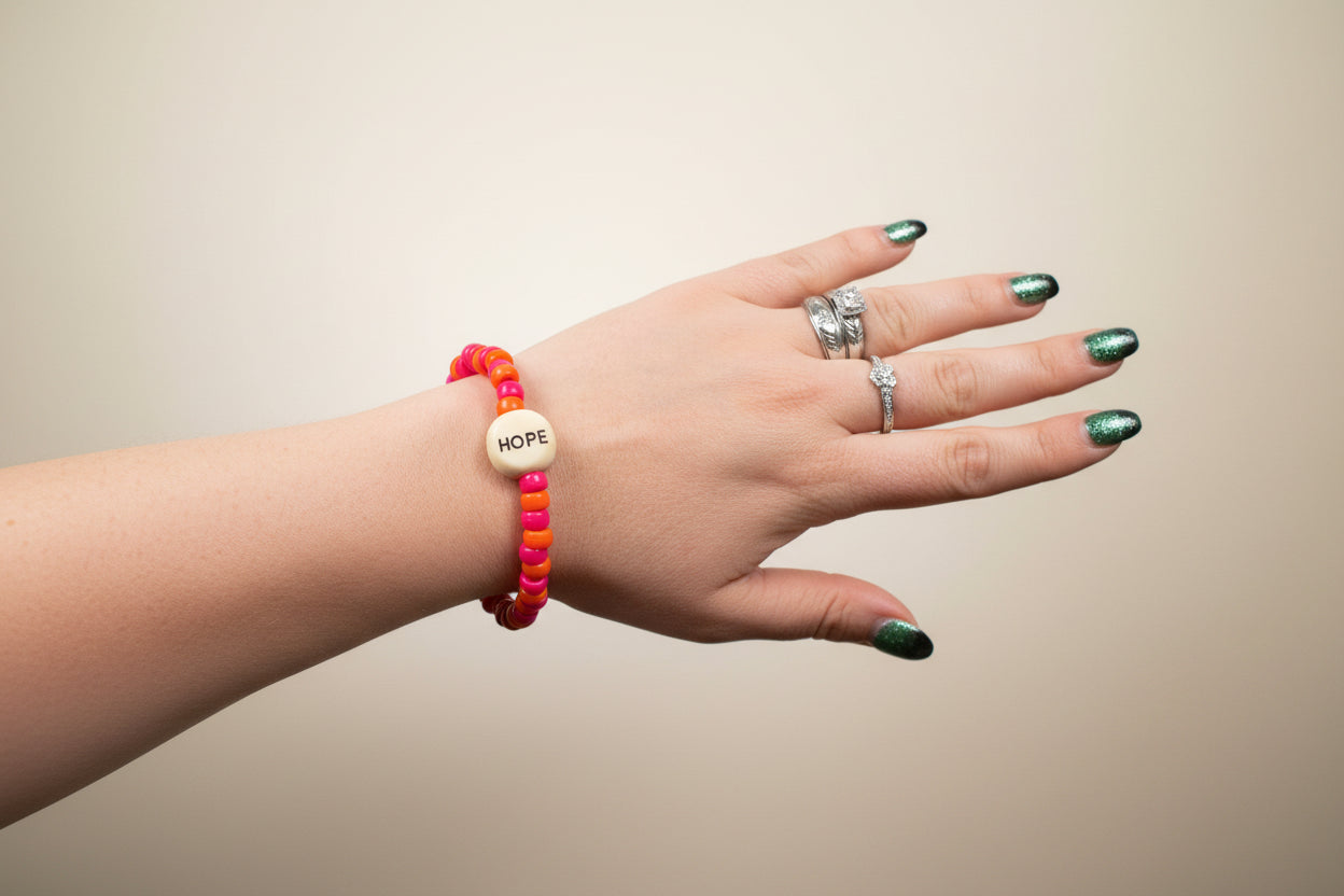 ✨ Faith Hope Love & Blessed Bracelet | Christian Inspirational Jewelry | Everyday Faith Reminder